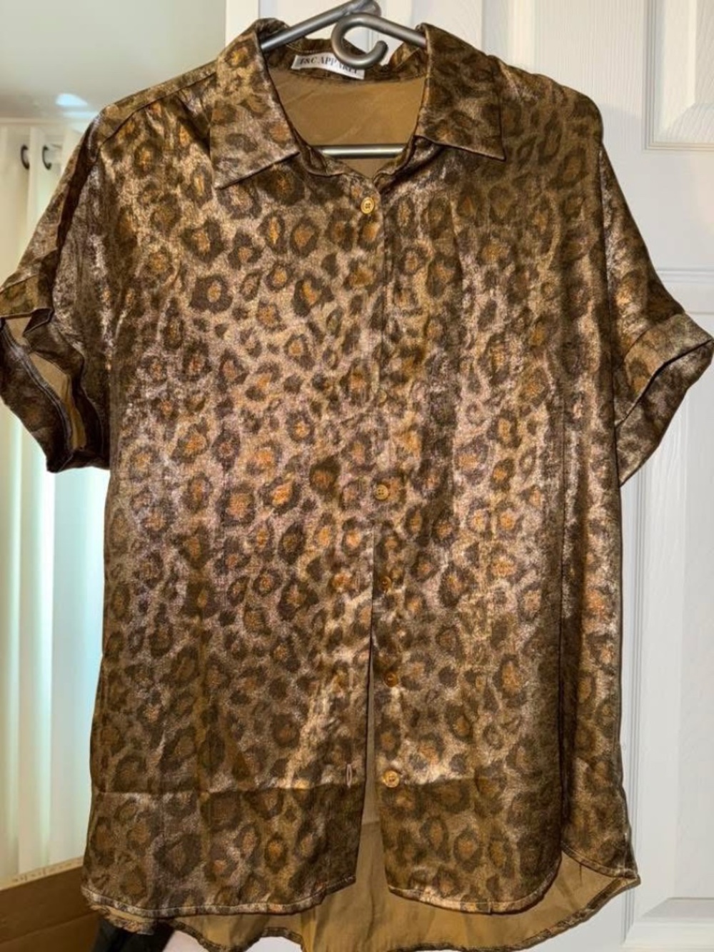 Leopard print blouse